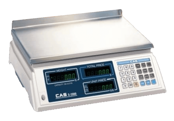 Balance calculatrice de prix CAS S-2000